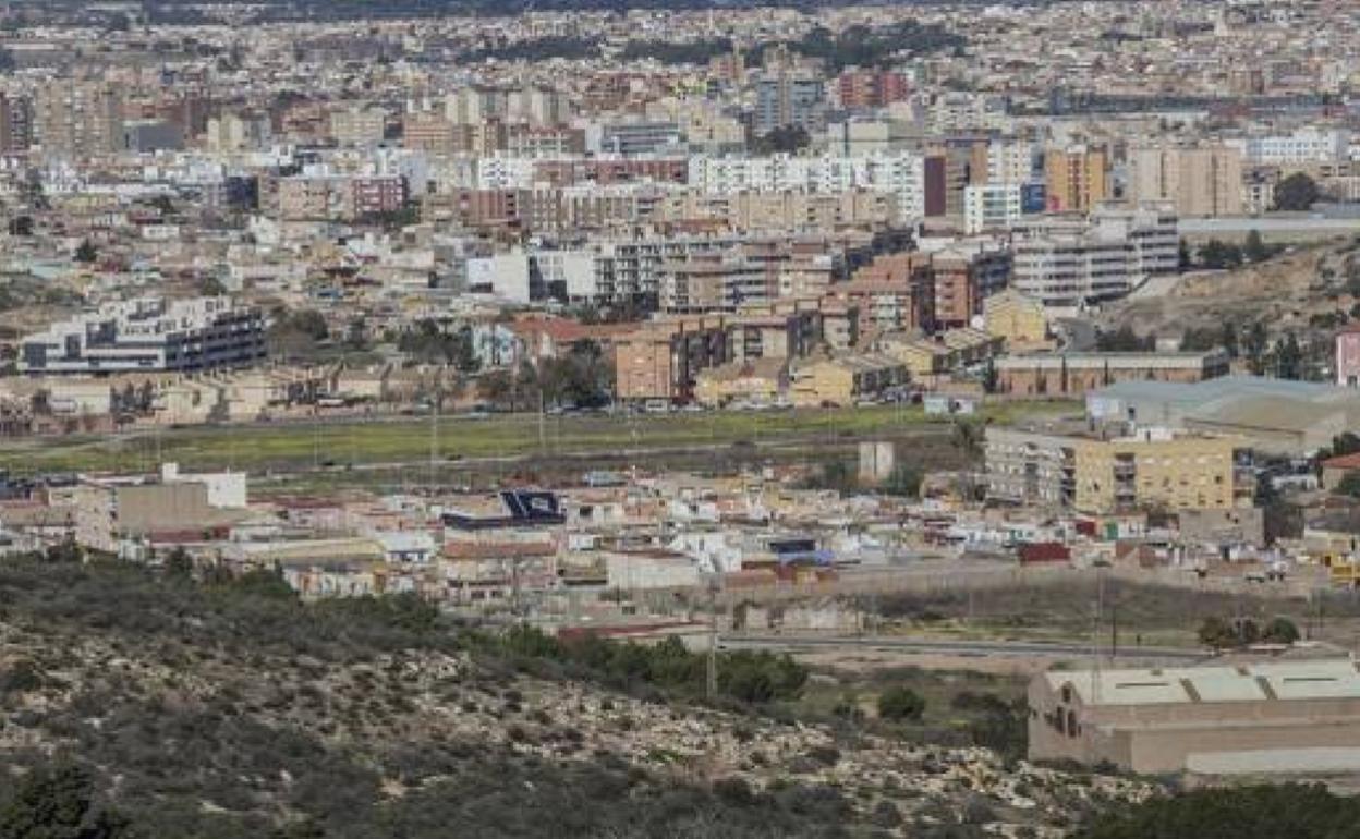 Panorámica del barrio de Lo Campano, en una imagen de archivo.