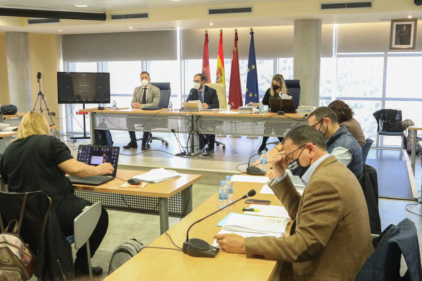 Fotos: PSOE y PP se unen en el Pleno de Lorca en defensa del Trasvase Tajo-Segura