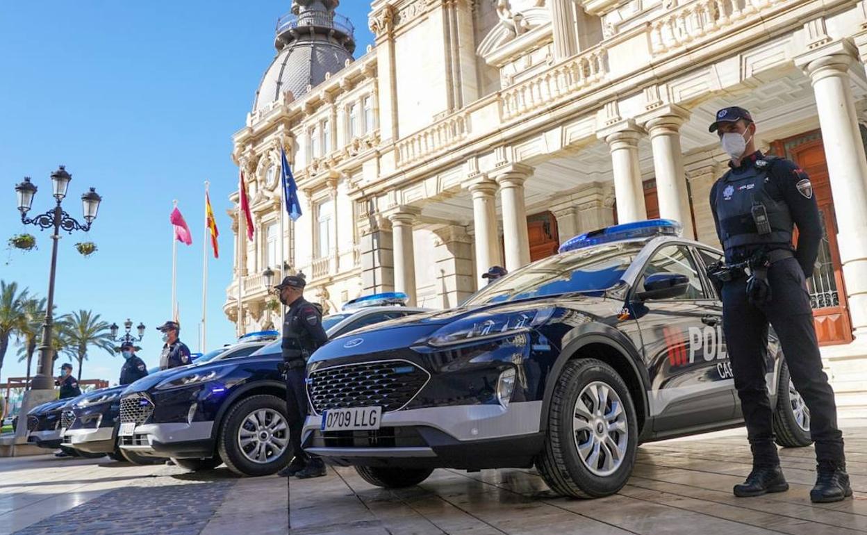 Nuevos todoterrenos de la Policía Local de Cartagena. 