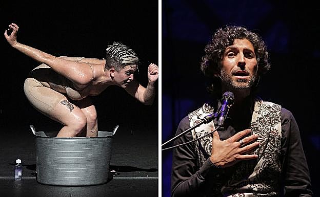 Hortensia Laencina. La bailaora y coreógrafa murciana, de Santo Ángel, obtuvo el primer premio del CreaMurcia de Artes Escénicas con su espectáculo 'Genuina'. | Arcángel. Estará acompañado del guitarrista de Alcantarilla Faustino Fernández y su grupo.