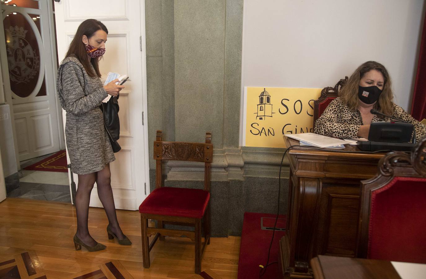 Fotos: Pleno en el Ayuntamiento de Cartagena