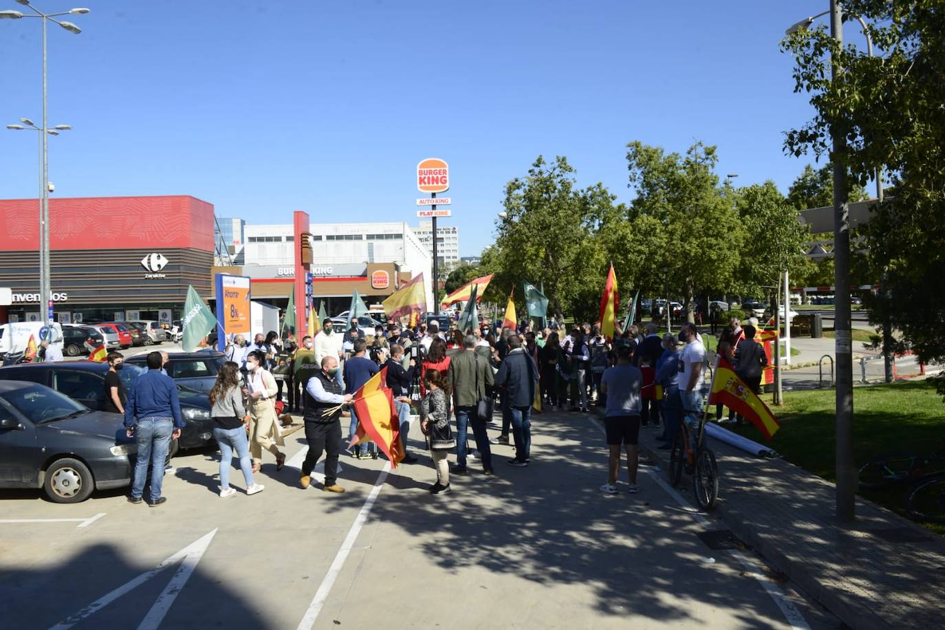 Fotos: Manifestación de Vox y el sindicato Solidaridad &quot;en defensa de los trabajadores&quot;, este sábado en Murcia