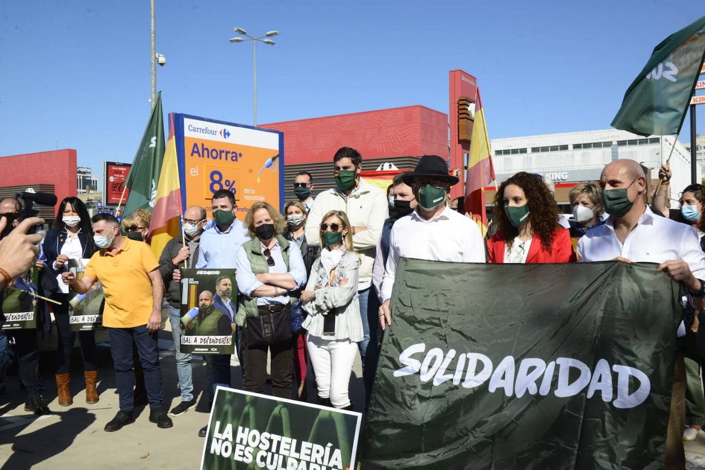 Fotos: Manifestación de Vox y el sindicato Solidaridad &quot;en defensa de los trabajadores&quot;, este sábado en Murcia