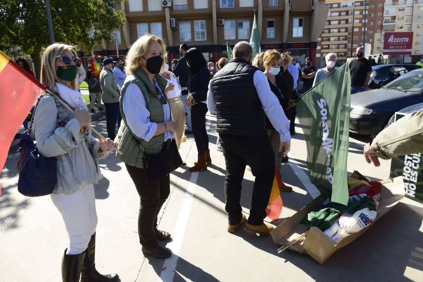 Fotos: Manifestación de Vox y el sindicato Solidaridad &quot;en defensa de los trabajadores&quot;, este sábado en Murcia