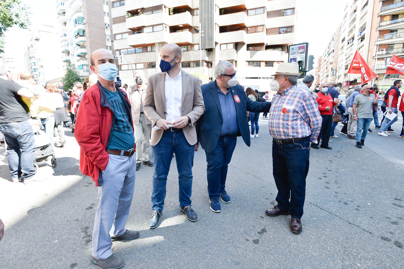 Fotos: Manifestación del Primero de Mayo en Murcia