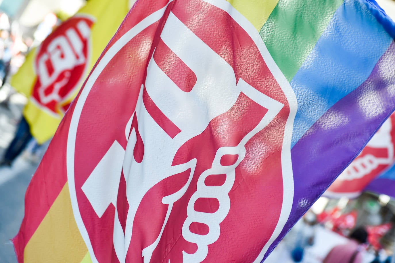 Fotos: Manifestación del Primero de Mayo en Murcia