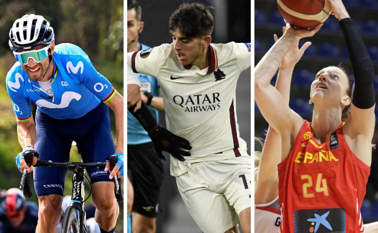 Alejandro Valverde, Gonzalo Villar y Laura Gil.