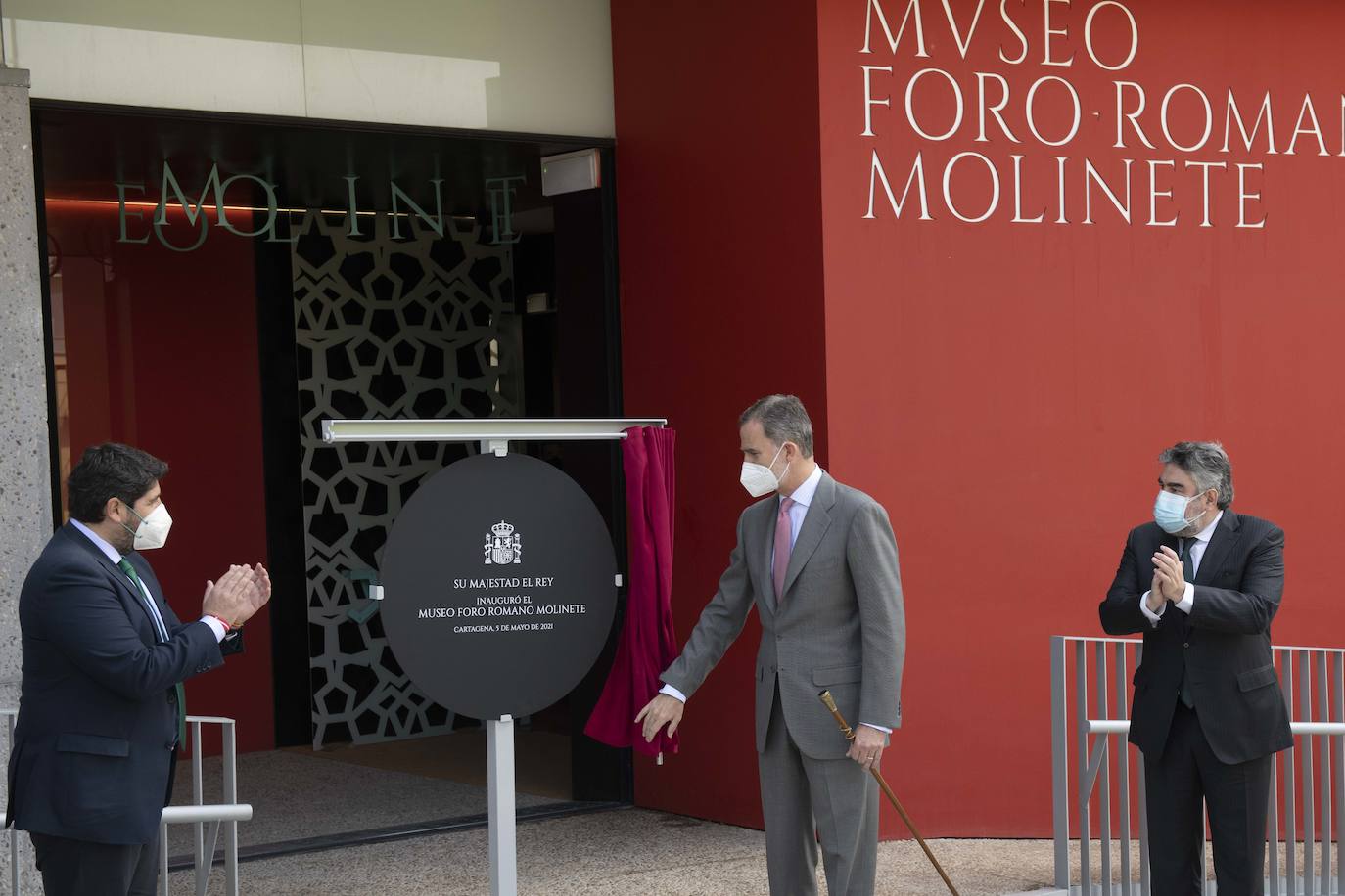 Fotos: El Rey Felipe VI inaugura el Museo del Foro Romano de Cartagena, en imágenes