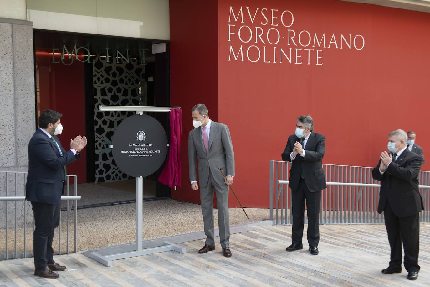 Fotos: El Rey Felipe VI inaugura el Museo del Foro Romano de Cartagena, en imágenes