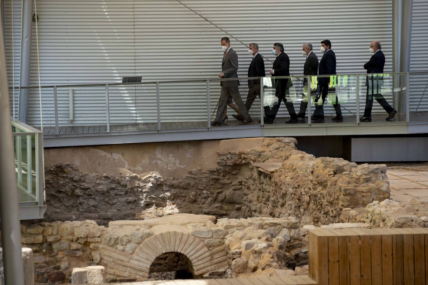 Fotos: El Rey Felipe VI inaugura el Museo del Foro Romano de Cartagena, en imágenes