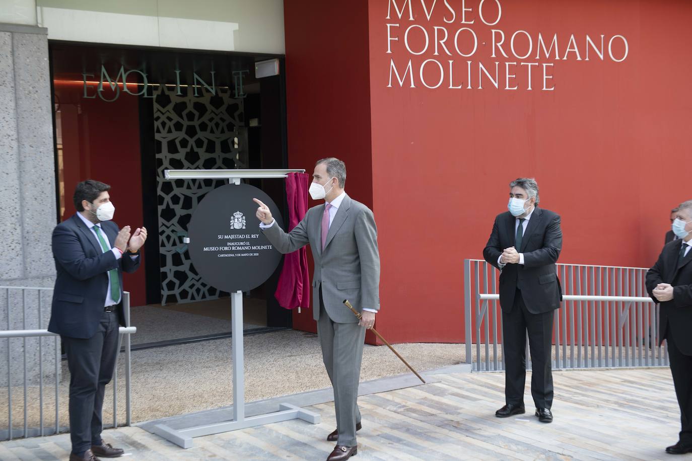 Fotos: El Rey Felipe VI inaugura el Museo del Foro Romano de Cartagena, en imágenes
