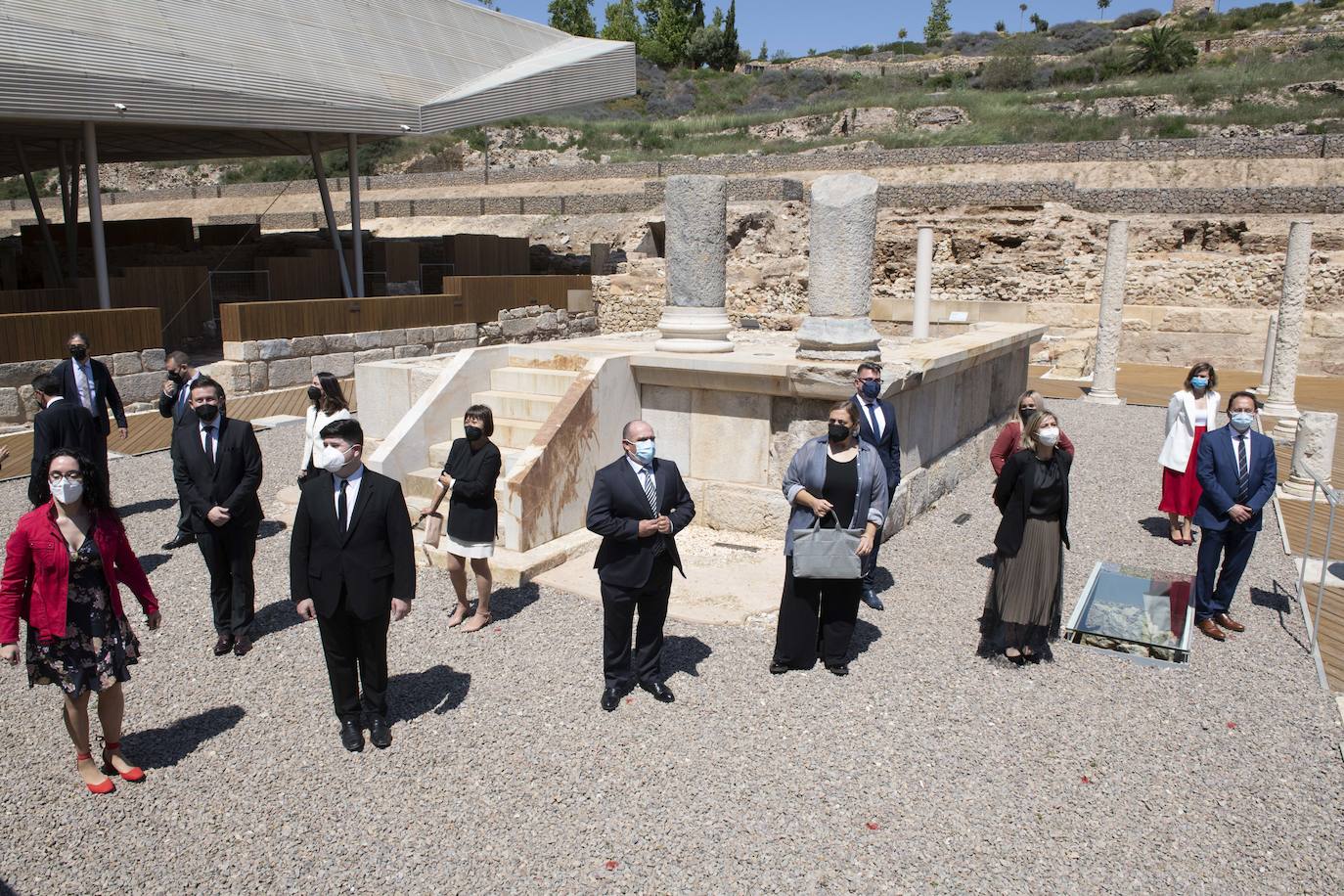 Fotos: El Rey Felipe VI inaugura el Museo del Foro Romano de Cartagena, en imágenes