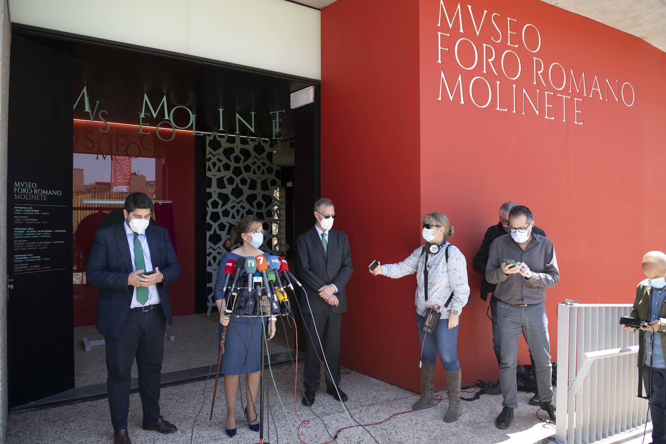 Fotos: El Rey Felipe VI inaugura el Museo del Foro Romano de Cartagena, en imágenes