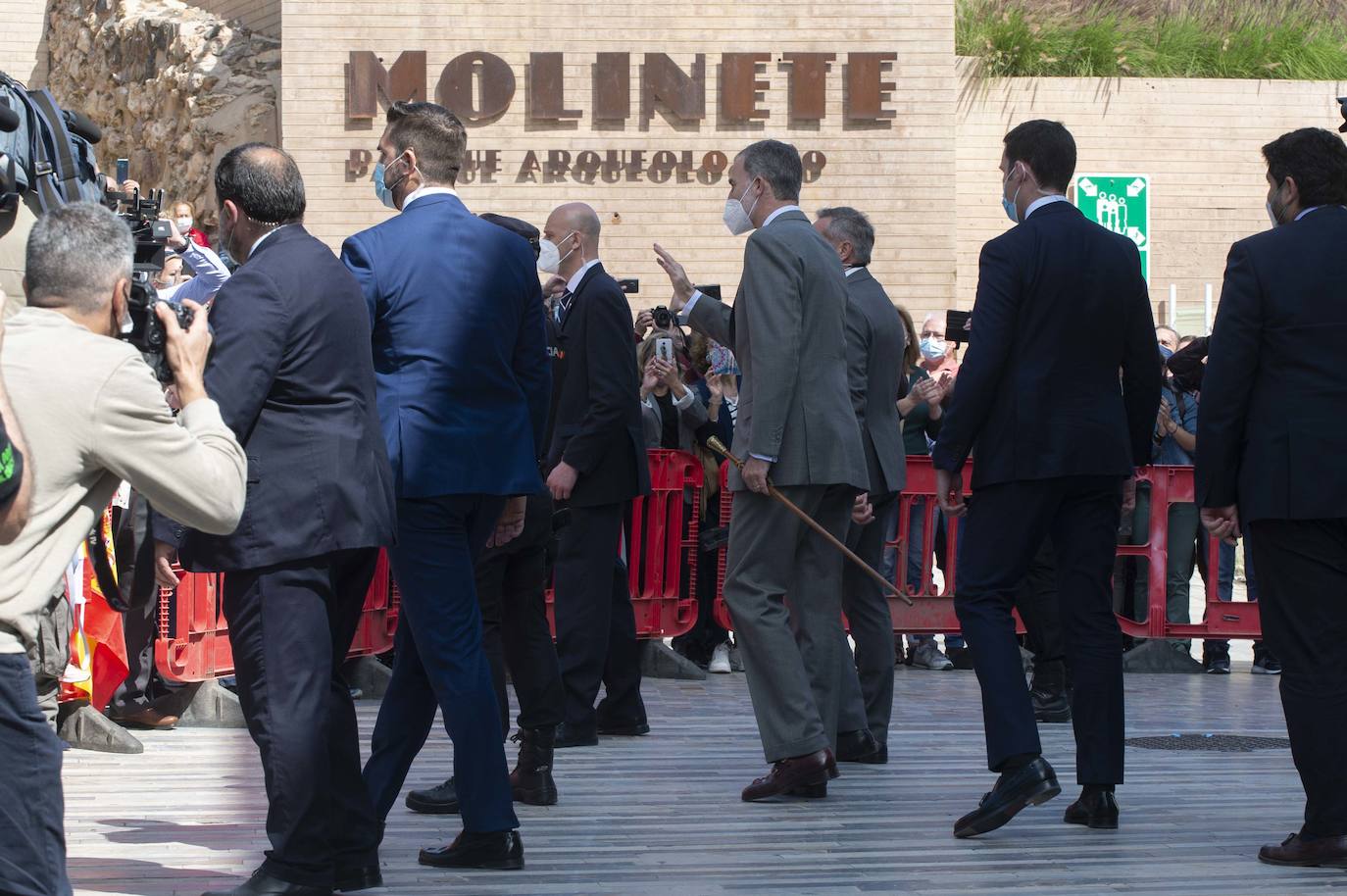 Fotos: El Rey Felipe VI inaugura el Museo del Foro Romano de Cartagena, en imágenes