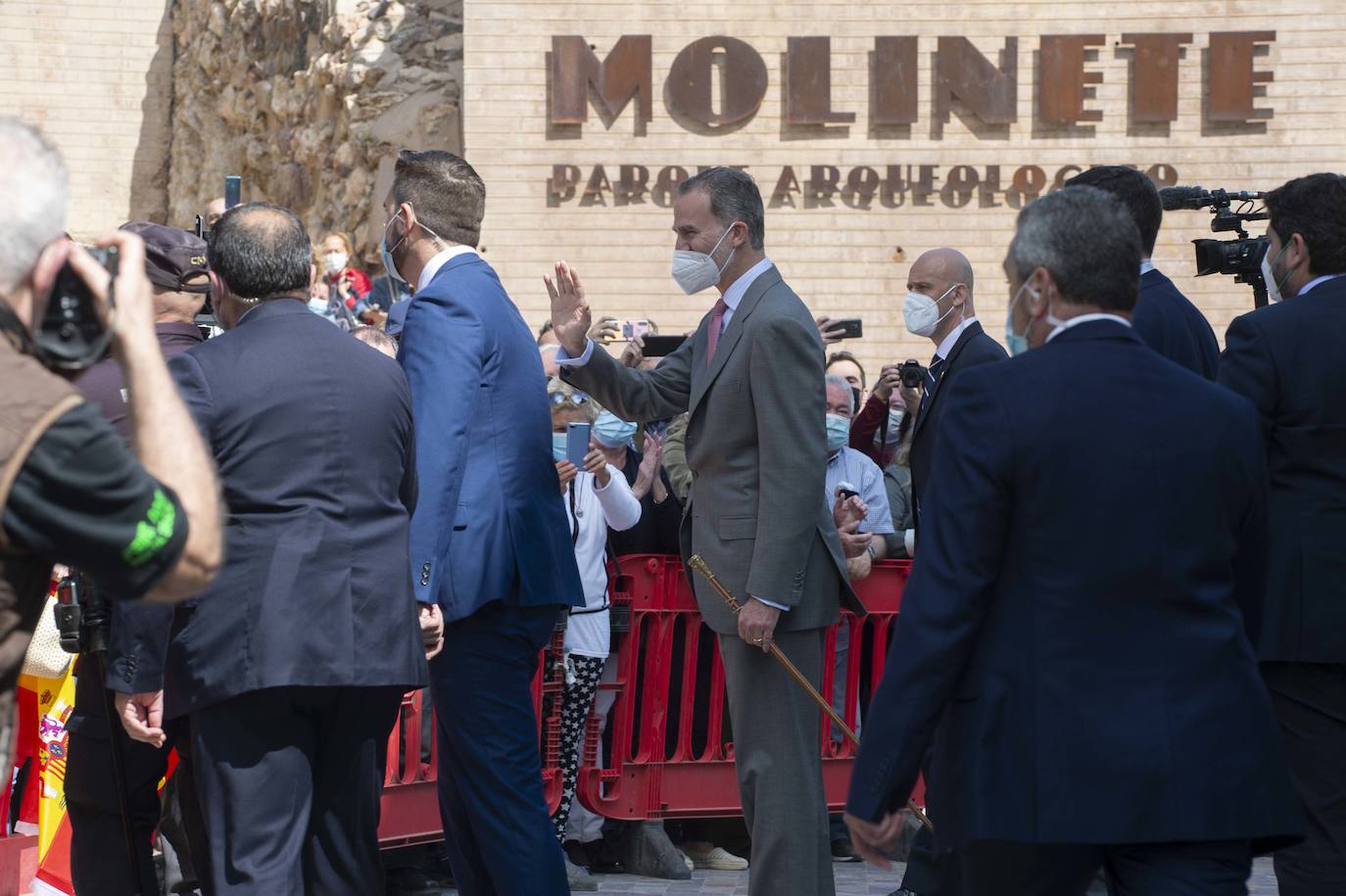 Fotos: El Rey Felipe VI inaugura el Museo del Foro Romano de Cartagena, en imágenes