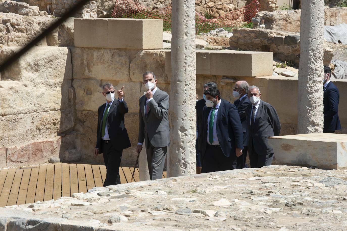 Fotos: El Rey Felipe VI inaugura el Museo del Foro Romano de Cartagena, en imágenes