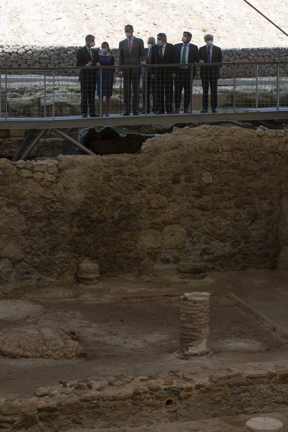 Fotos: El Rey Felipe VI inaugura el Museo del Foro Romano de Cartagena, en imágenes