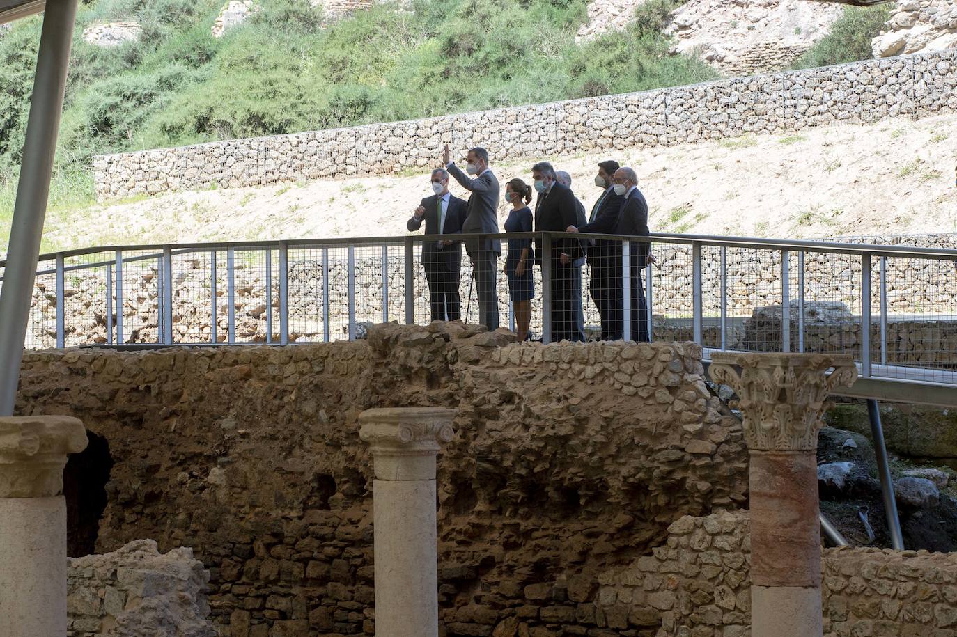 Fotos: El Rey Felipe VI inaugura el Museo del Foro Romano de Cartagena, en imágenes