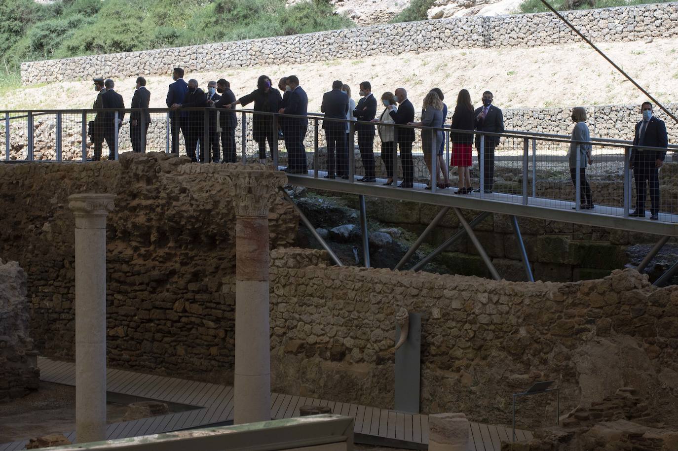 Fotos: El Rey Felipe VI inaugura el Museo del Foro Romano de Cartagena, en imágenes