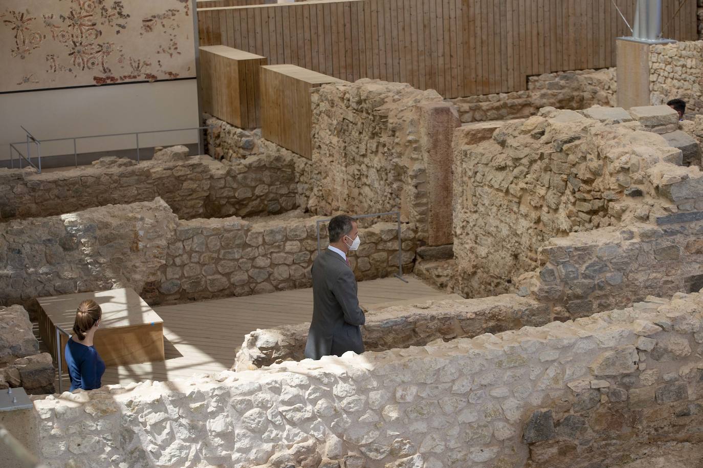 Fotos: El Rey Felipe VI inaugura el Museo del Foro Romano de Cartagena, en imágenes
