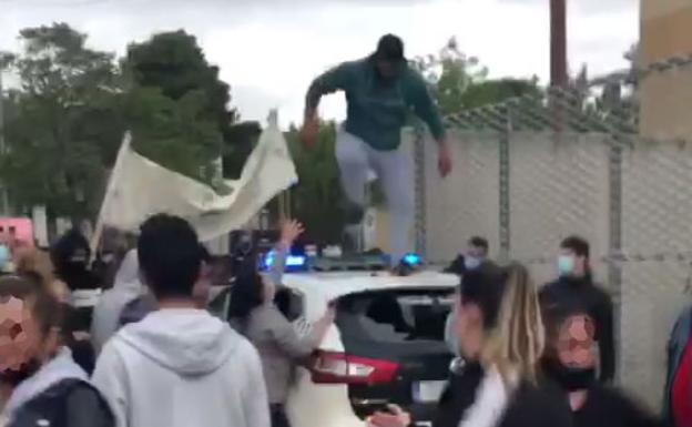 Altercados en Jumilla tras la muerte de Kevin. 