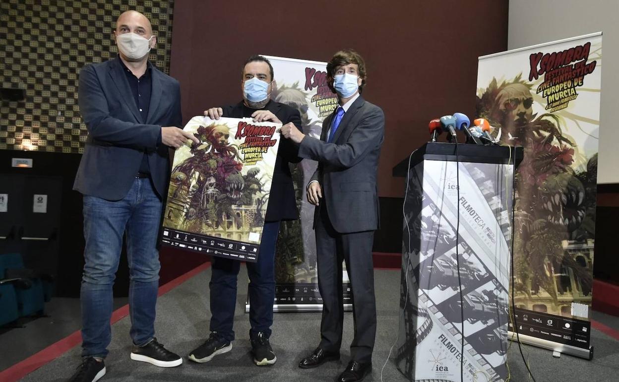 Presentación del Sombra X Festival de Cine Fantástico Europeo de Murcia, este jueves.
