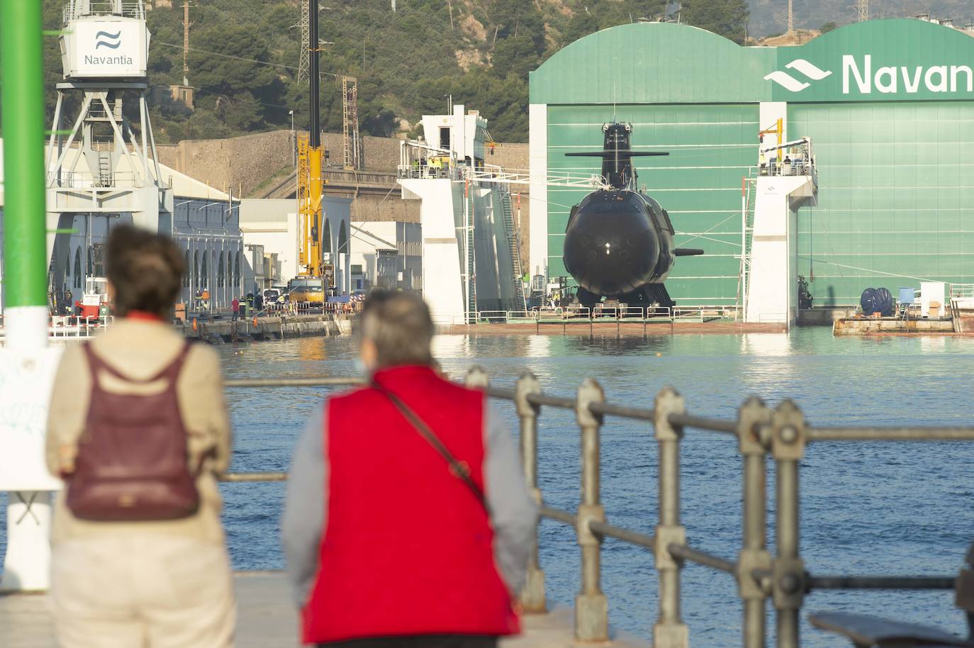 Fotos: El submarino &#039;Isaac Peral&#039; supera las primeras prubas de soplado