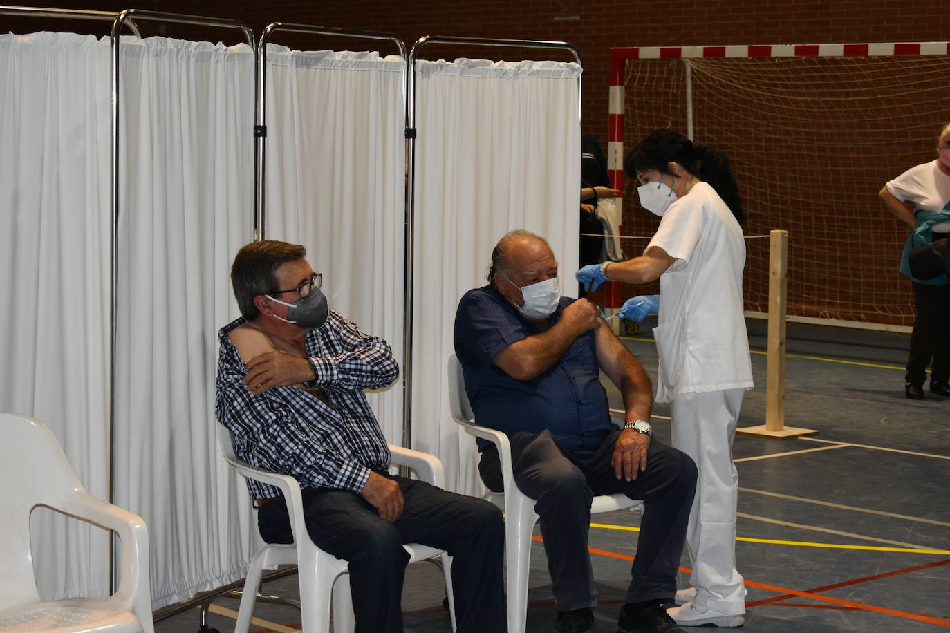 Fotos: Vacunación contra la Covid en Caravaca de la Cruz