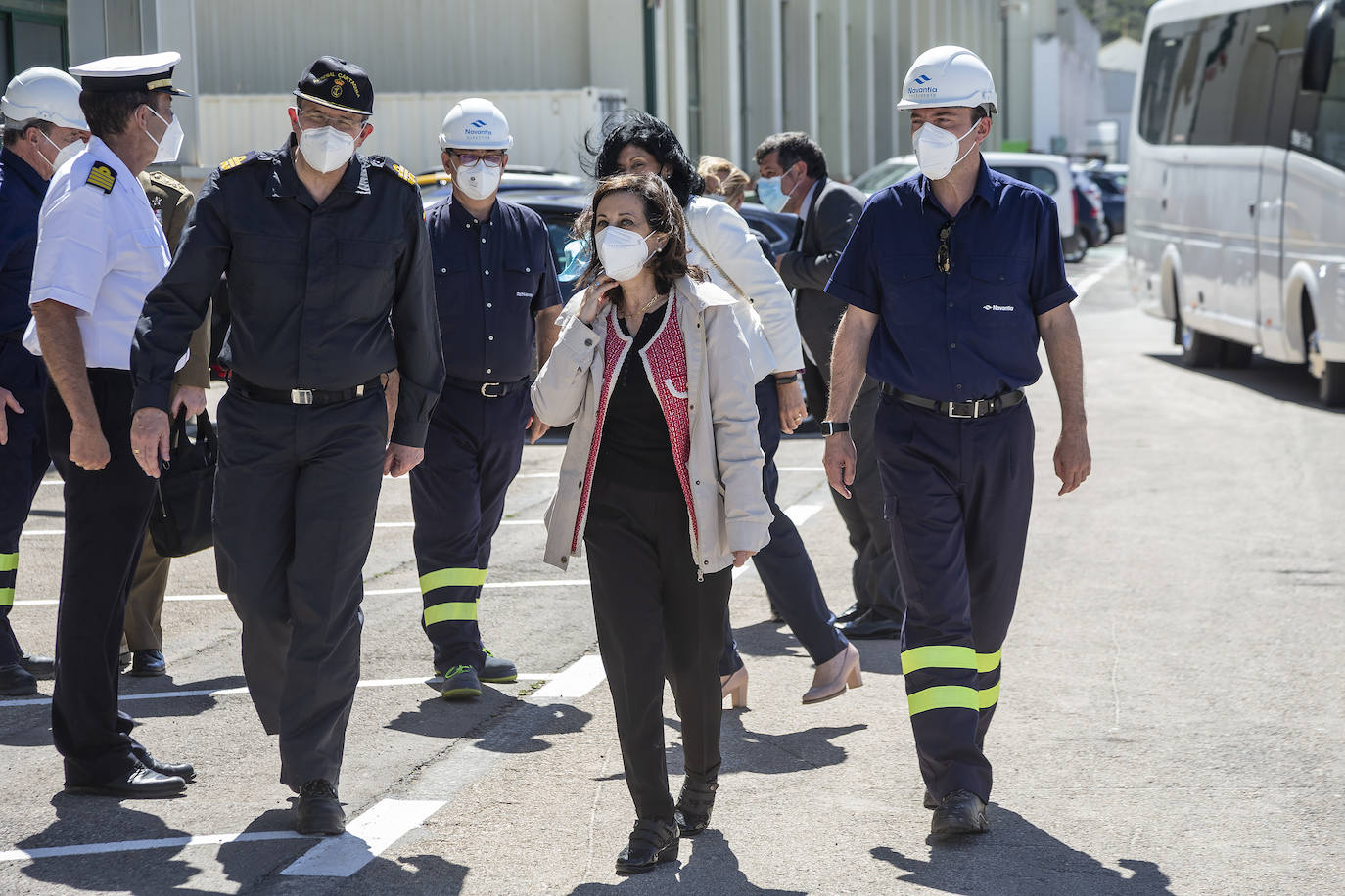 Fotos: Visita de la ministra de Defensa, Margarita Robles, al submarino S-81 en Cartagena