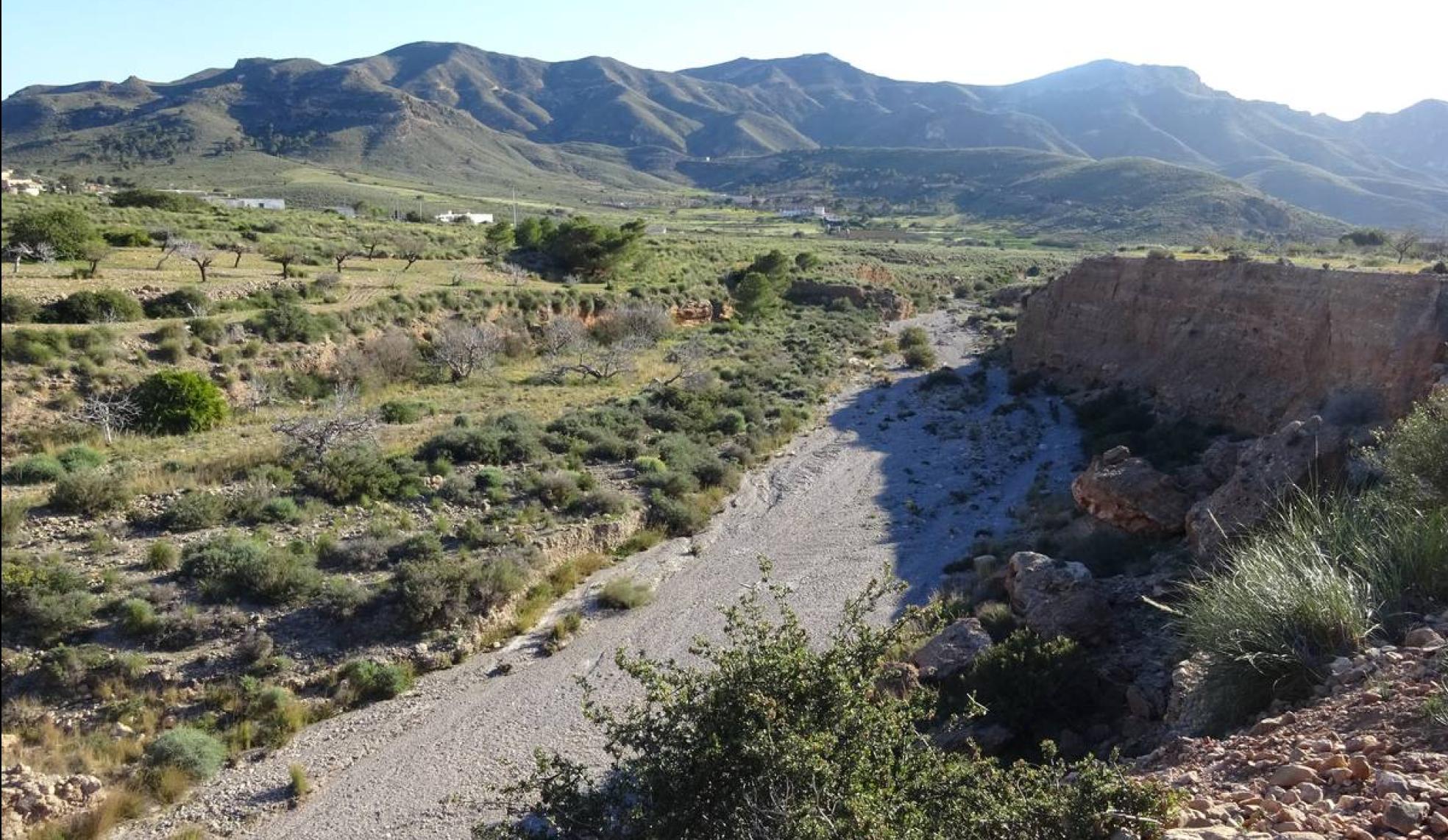 Rambla de La Azohía, en el municipio de Cartagena. 