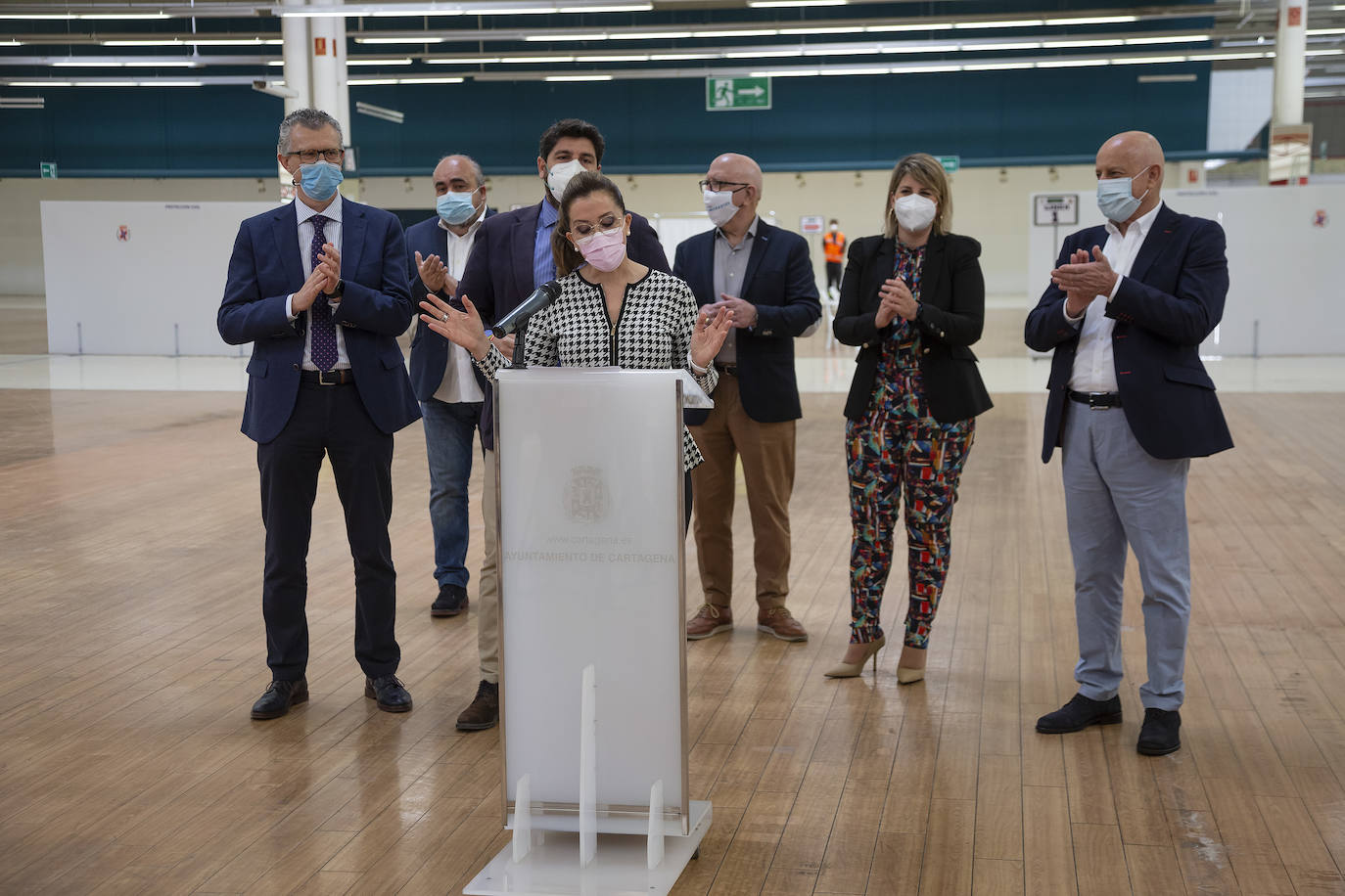 Fotos: Cartagena contará con un nuevo punto de vacunación masiva