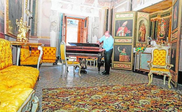 El Palacio de Guevara, en Lorca, se prepara para recibir visitas.