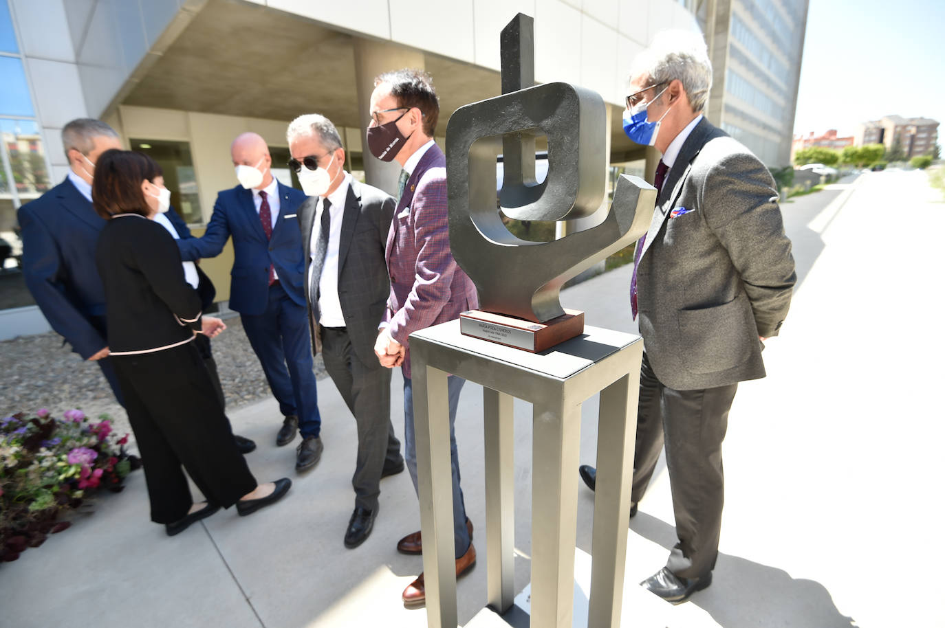 Fotos: Homenaje póstumo a la magistrada María Poza en la Ciudad de la Justicia de Murcia