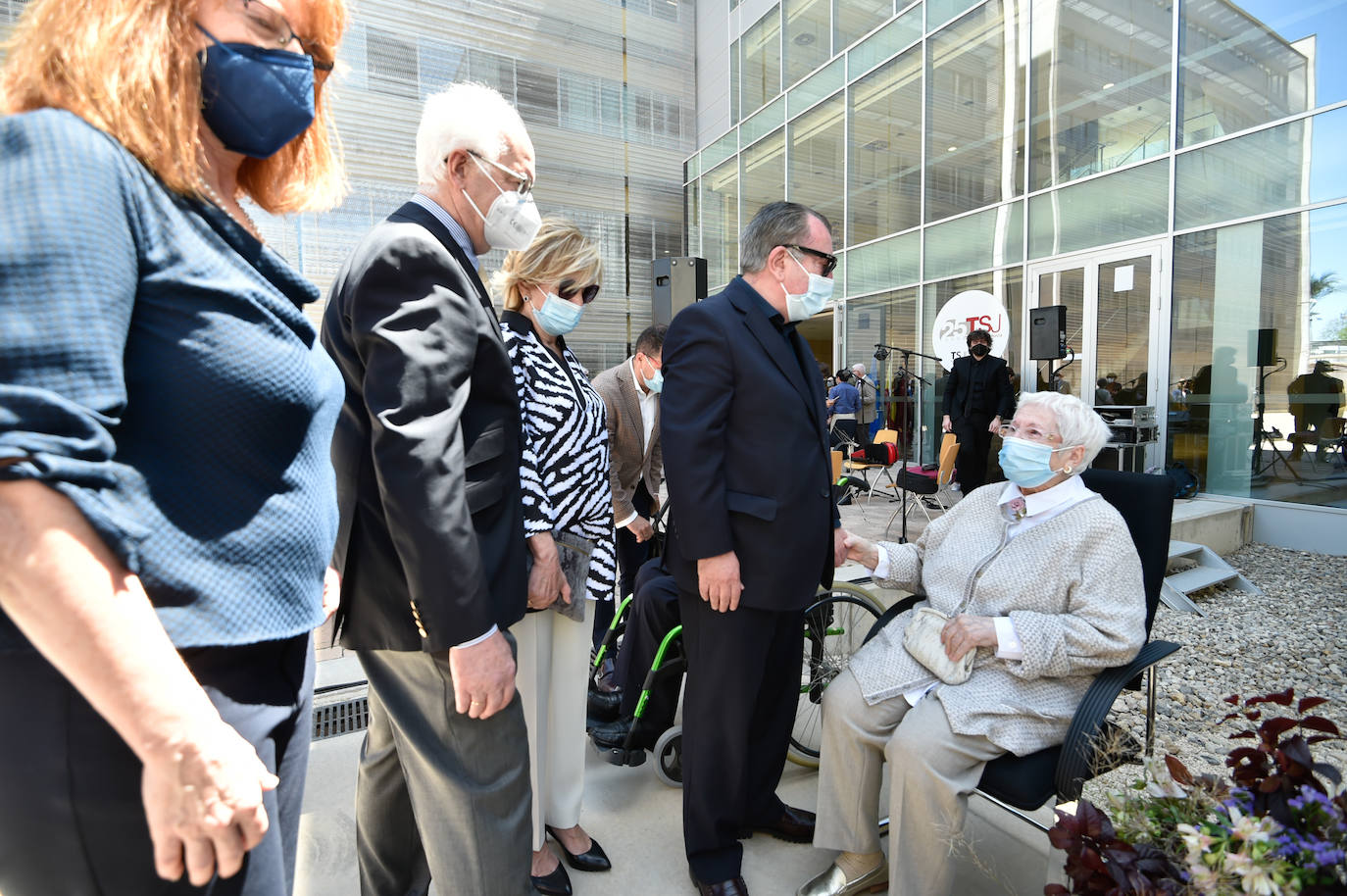 Fotos: Homenaje póstumo a la magistrada María Poza en la Ciudad de la Justicia de Murcia