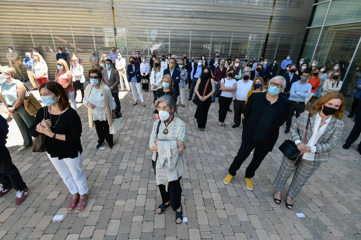 Fotos: Homenaje póstumo a la magistrada María Poza en la Ciudad de la Justicia de Murcia