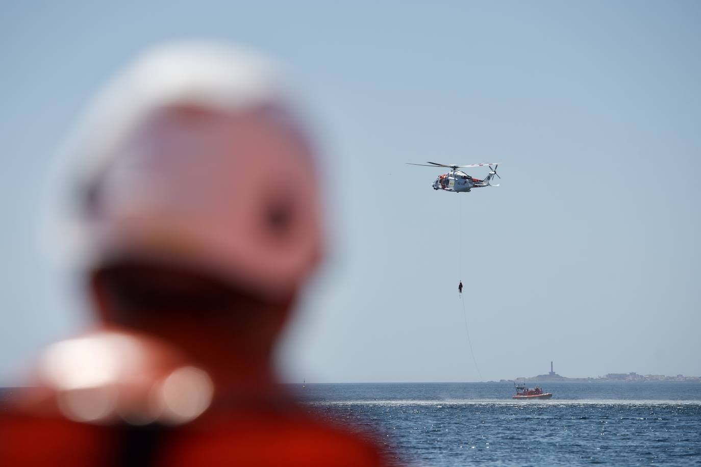 Fotos: Rescate por mar y aire en Isla Grosa