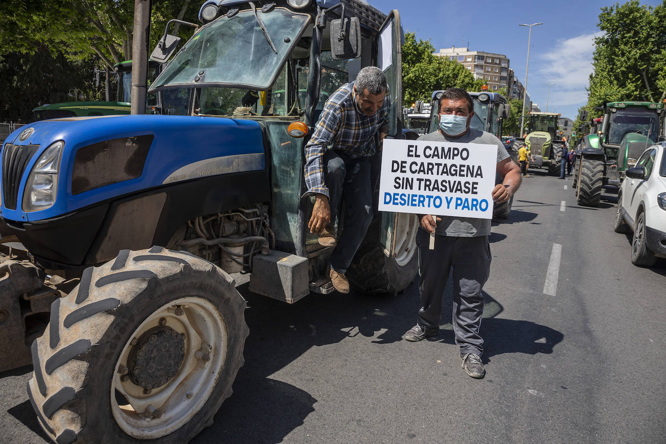 Fotos: Manifestación en defensa del Trasvase Tajo-Segura en Cartagena