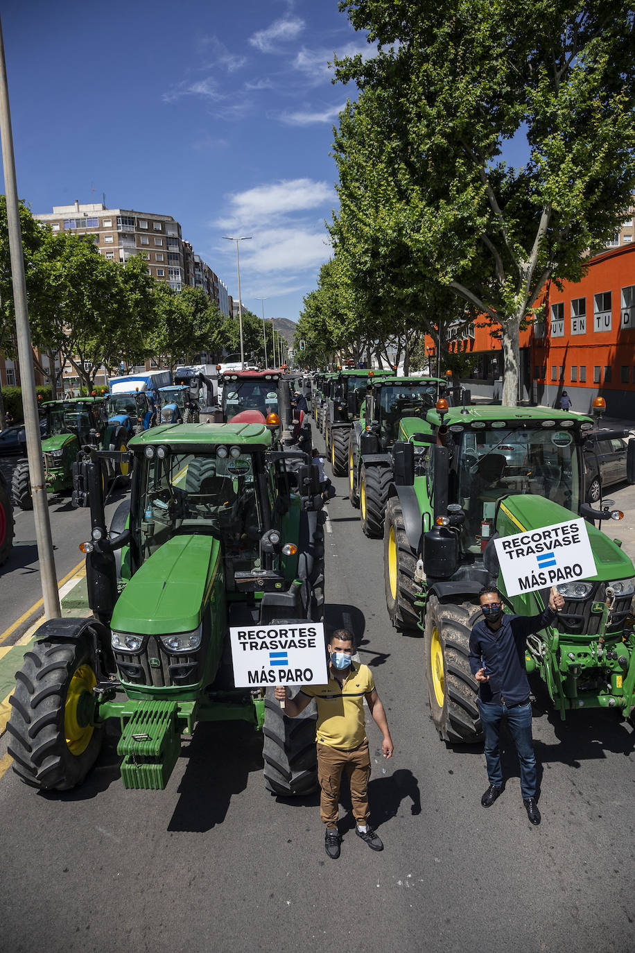Fotos: Manifestación en defensa del Trasvase Tajo-Segura en Cartagena
