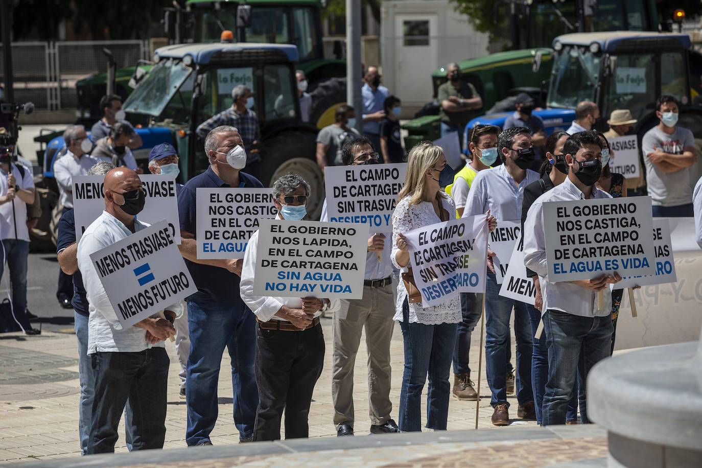 Fotos: Manifestación en defensa del Trasvase Tajo-Segura en Cartagena