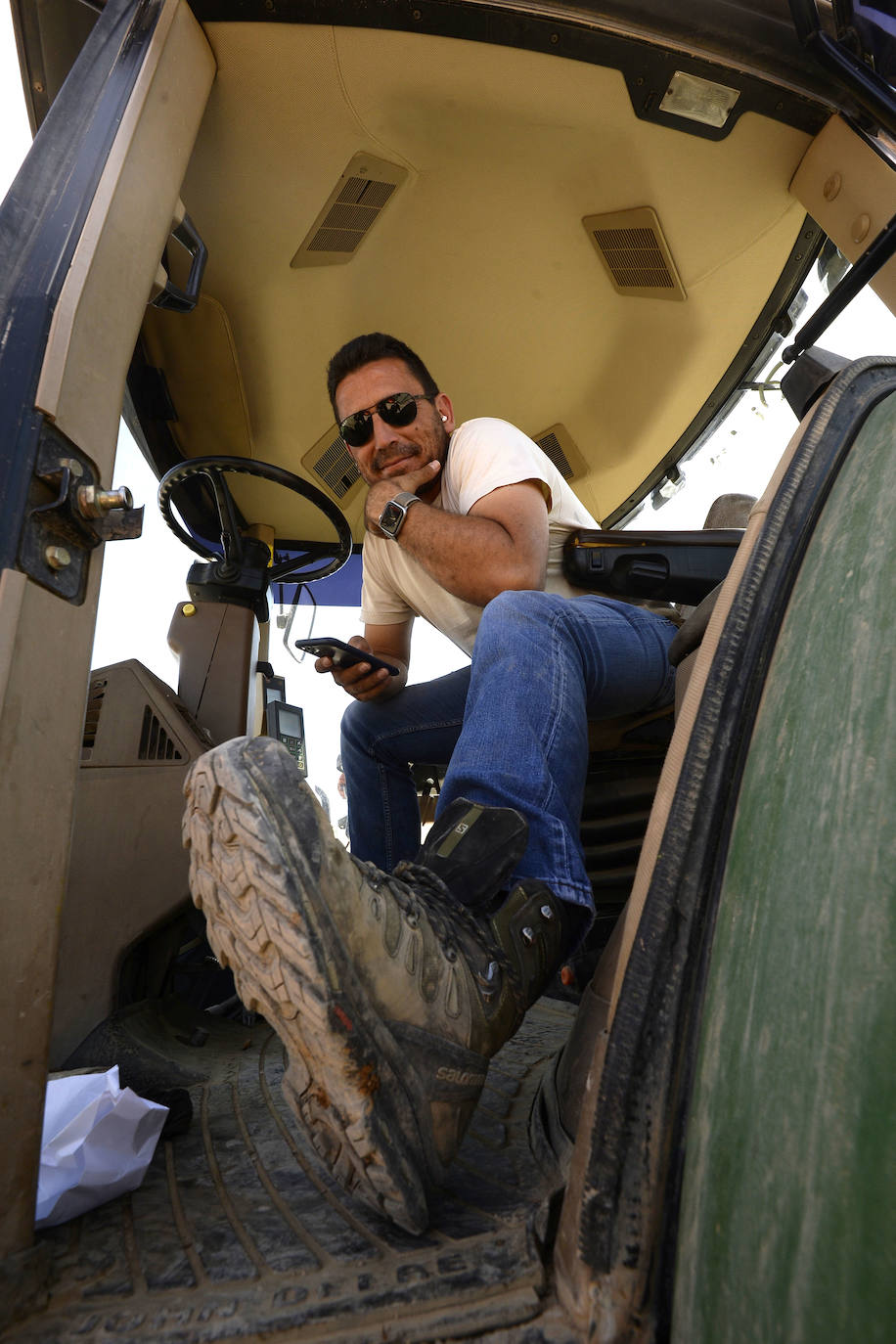 Fotos: Tractorada en favor del Trasvase llevada a cabo en Alcantarilla