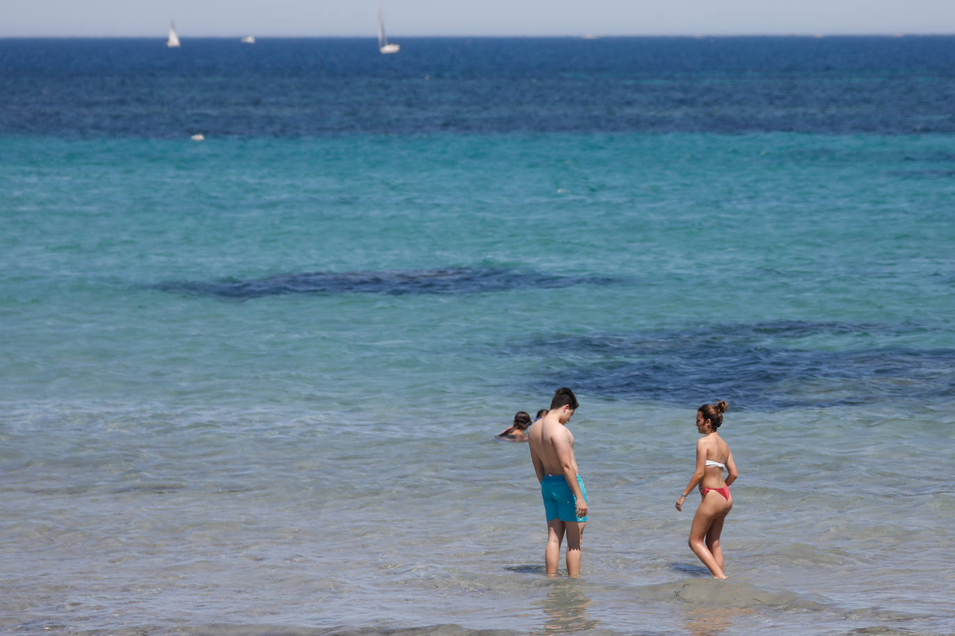 Fotos: Las playas de la Región se llenan el primer fin de semana sin estado de alarma