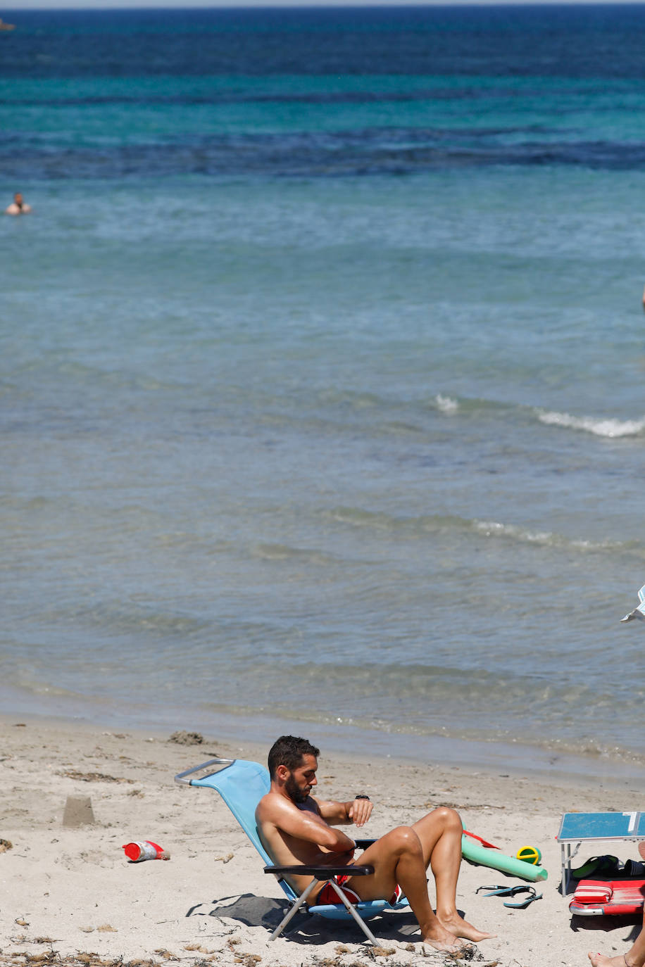 Fotos: Las playas de la Región se llenan el primer fin de semana sin estado de alarma