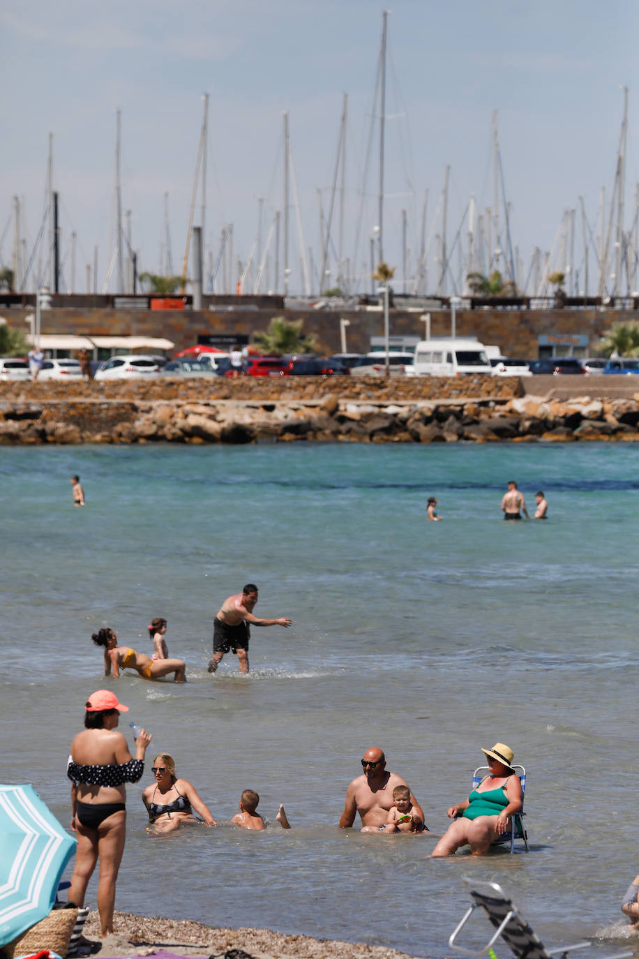 Fotos: Las playas de la Región se llenan el primer fin de semana sin estado de alarma