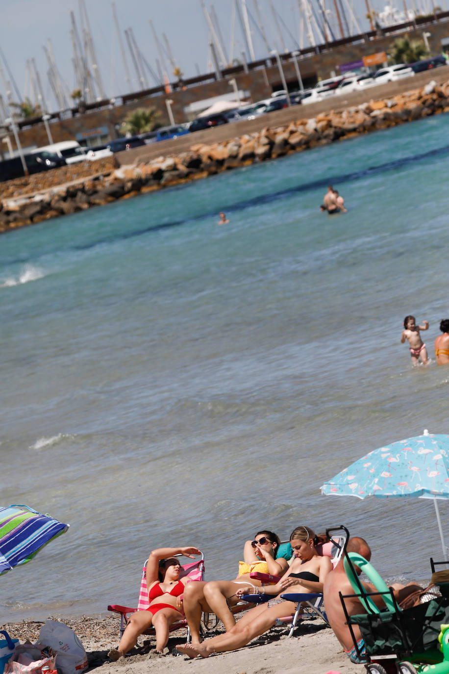 Fotos: Las playas de la Región se llenan el primer fin de semana sin estado de alarma