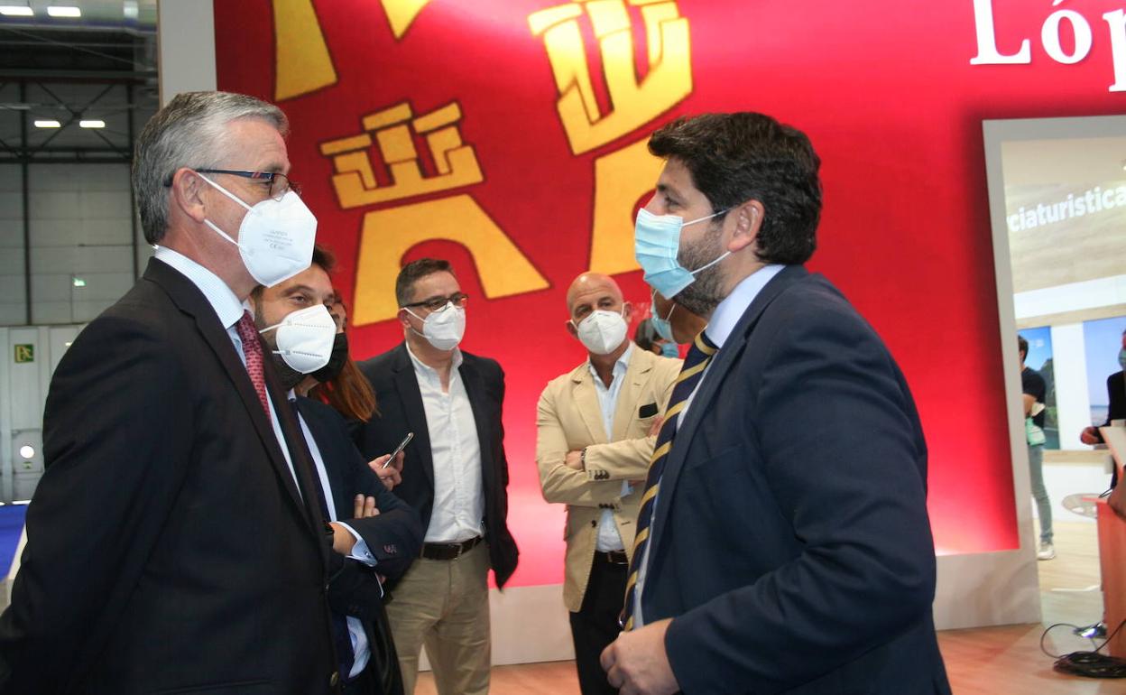 Fernando López Miras en Fitur. 