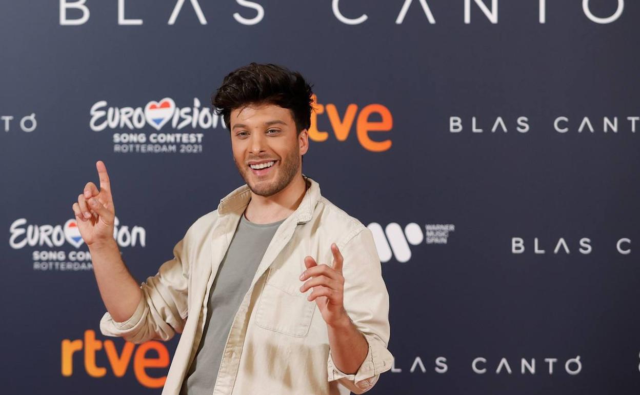 El representante español en Eurovisión 2021, Blás Cantó.