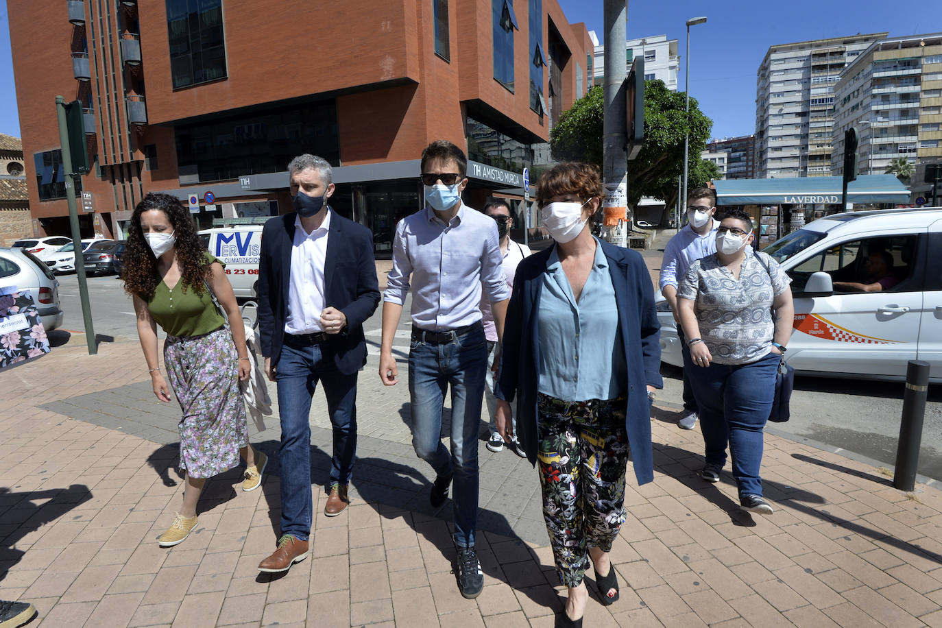 Fotos: La visita de Errejón a la Región de Murcia, en imágenes