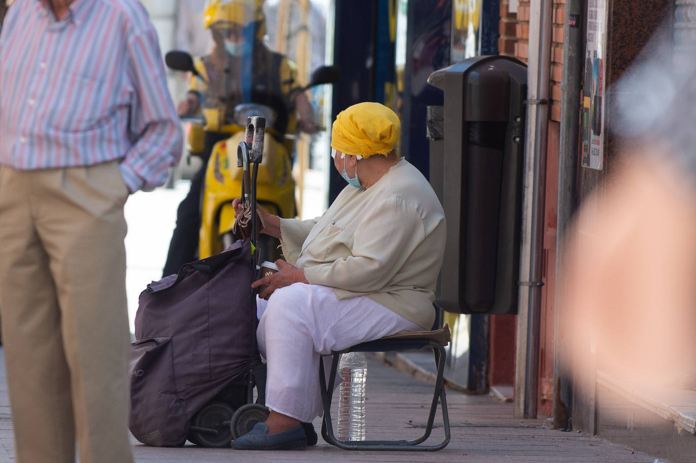 Fotos: Los sintecho proliferan en el centro de Murcia atraídos por el buen tiempo y la oferta laboral agrícola