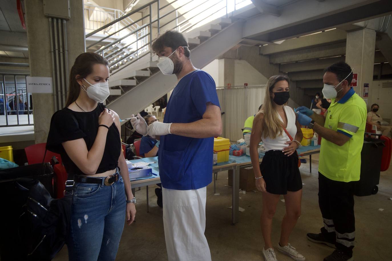 Fotos: La Región retoma la vacunación a menores de 60 años con AstraZeneca