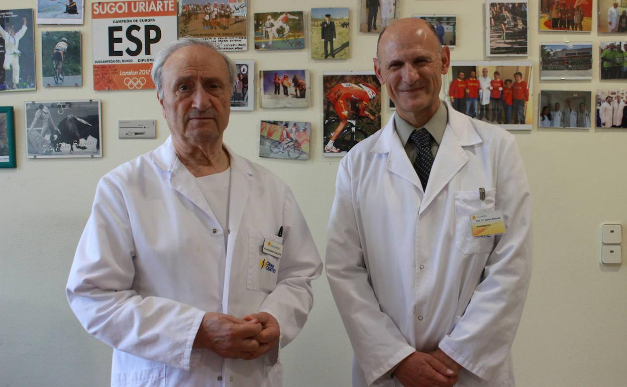 Los investigadores Pedro Guillén y Juan Carlos Izpisua.